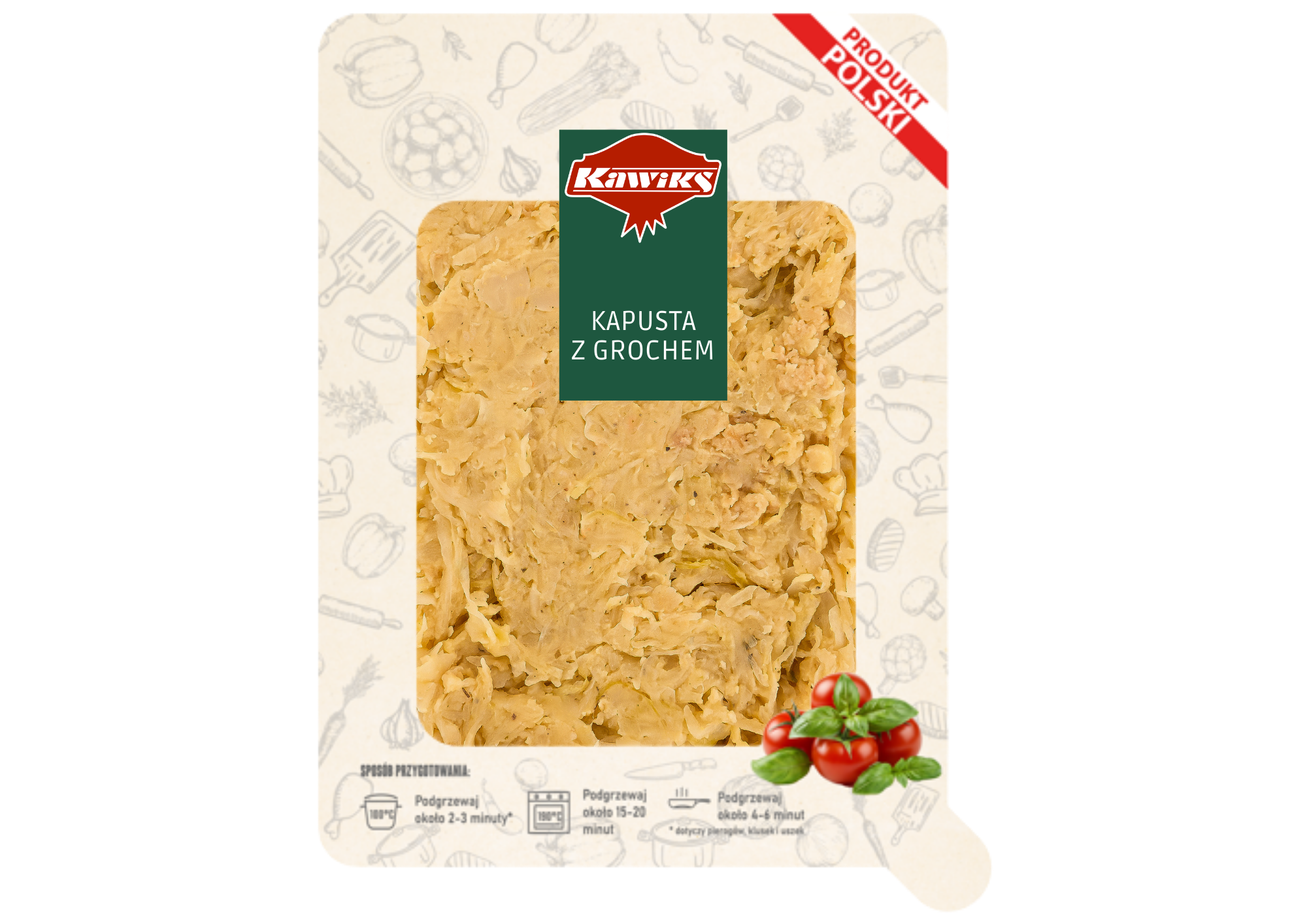 Kapusta z grochem packshot Kapusta z grochem packshot