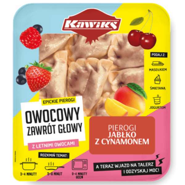 PIEROGI JABŁKO Z CYNAMONEM