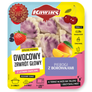 PIEROGI Z BORÓWKAMI