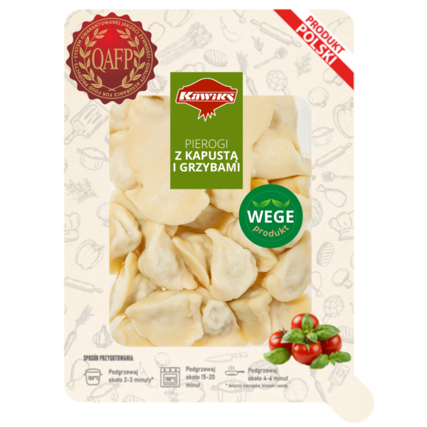 PIEROGI Z KAPUSTĄ I GRZYBAMI