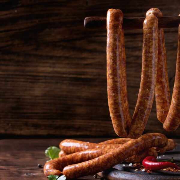 KIEŁBASA SUROWA METKA ŁOSOSIOWA