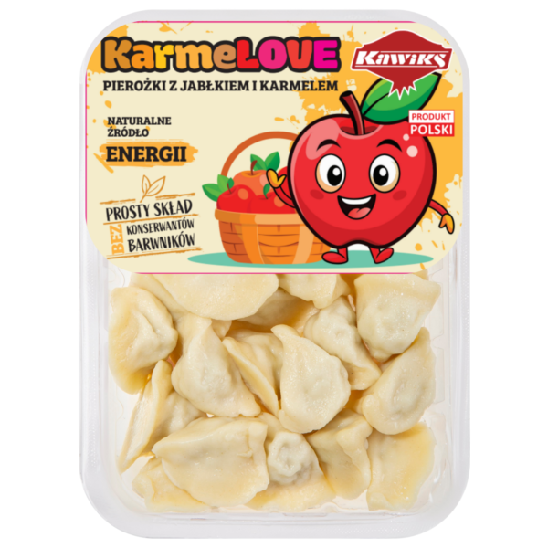 PIEROŻKI Z JABŁKIEM I KARMELEM