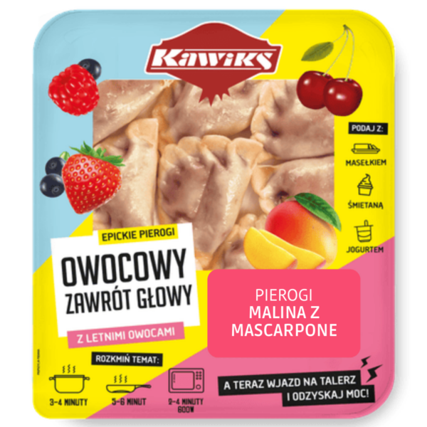 PIEROGI MALINA Z MASCARPONE