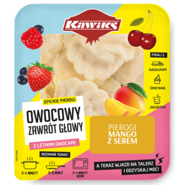 PIEROGI MANGO Z SEREM