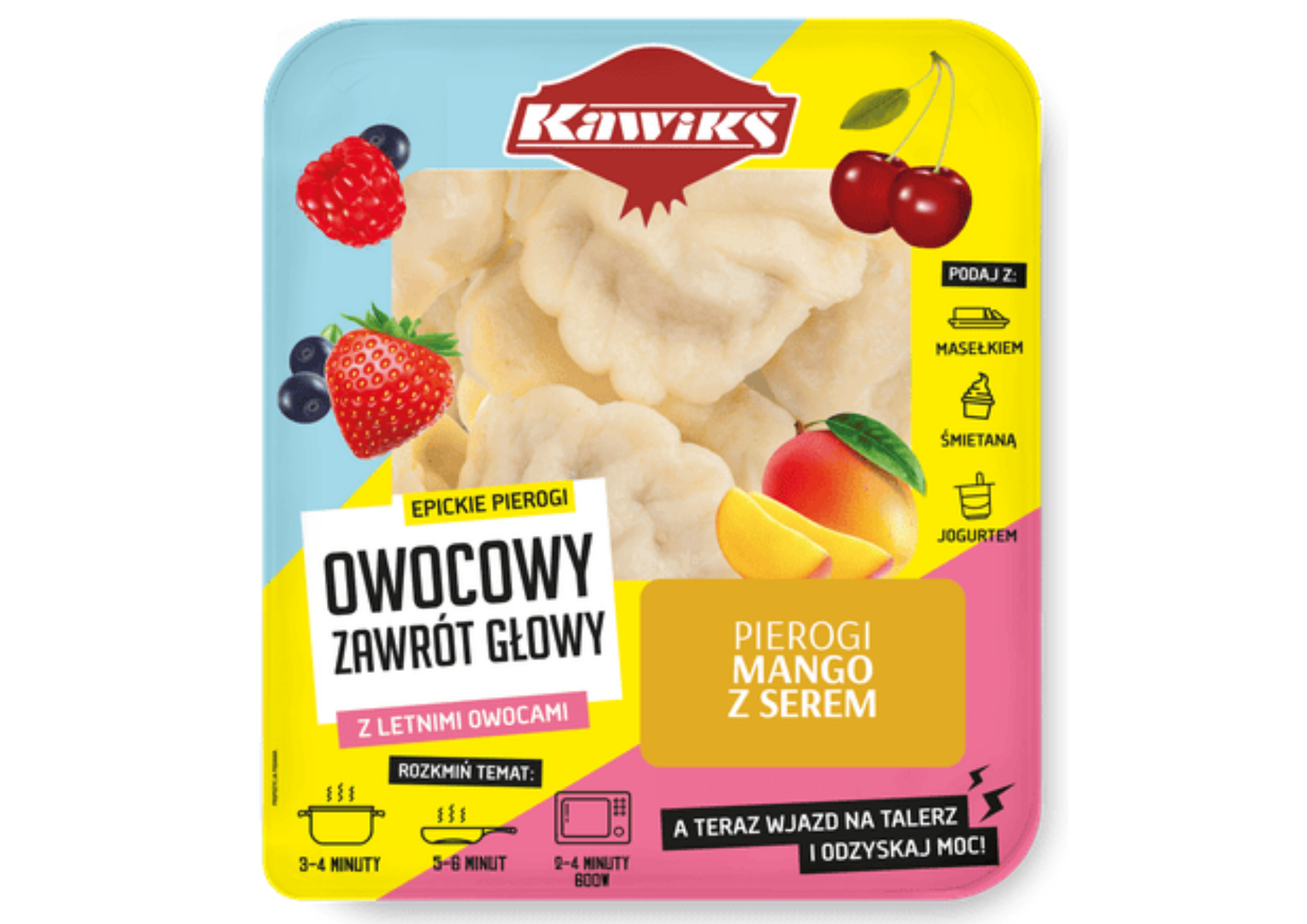 Pierogi mango z serem packshot Pierogi mango z serem packshot